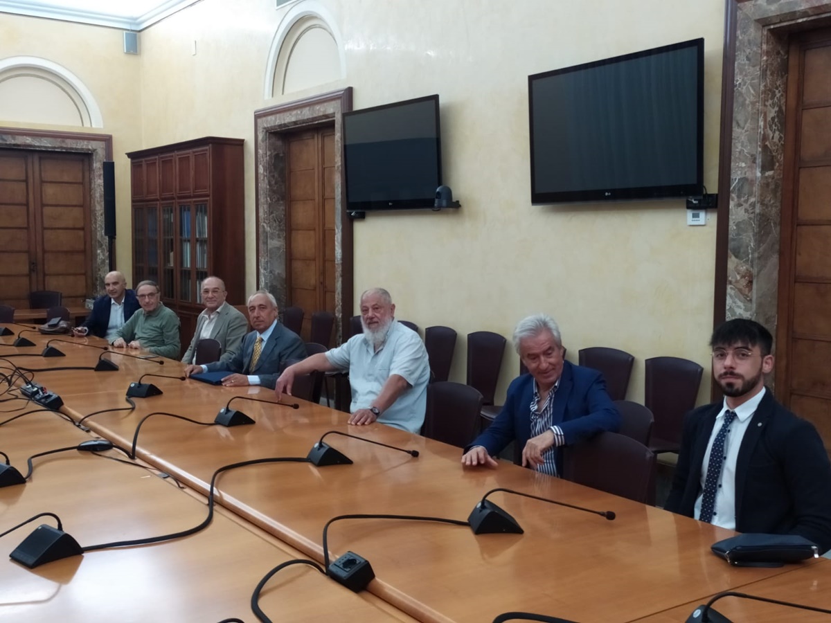 Delegazione di Mosorrofa dal prefetto